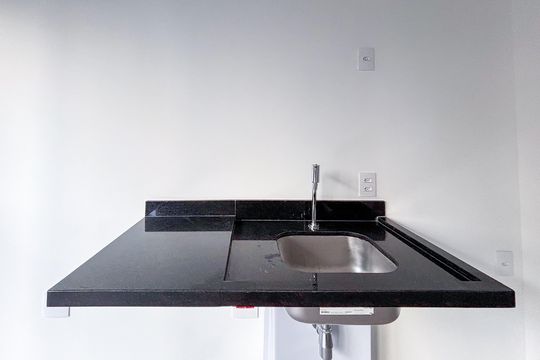 Cozinha de apartamento à venda com 1 quarto, 66m² em Cerqueira César, São Paulo