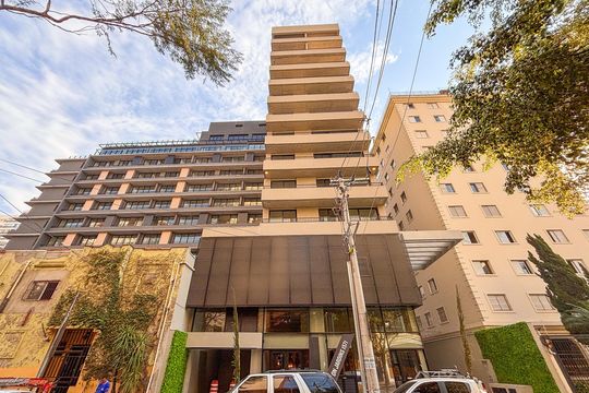 Fachada de kitnet/studio à venda com 1 quarto, 16m² em Cerqueira César, São Paulo