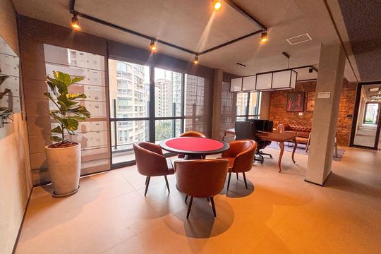 Área comum de kitnet/studio à venda com 1 quarto, 17m² em Cerqueira César, São Paulo