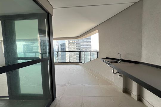 Varanda de apartamento à venda com 4 quartos, 229m² em Chácara Santo Antônio (Zona Sul), São Paulo