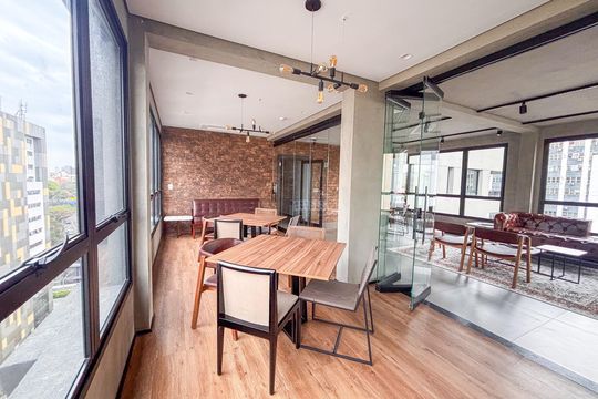 Área comum de apartamento à venda com 1 quarto, 80m² em Cerqueira César, São Paulo