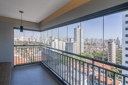 Varanda da Sala de apartamento à venda com 3 quartos, 79m² em Cambuci, São Paulo