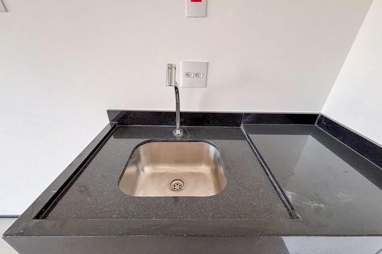 Cozinha de kitnet/studio à venda com 1 quarto, 24m² em Vila Mariana, São Paulo