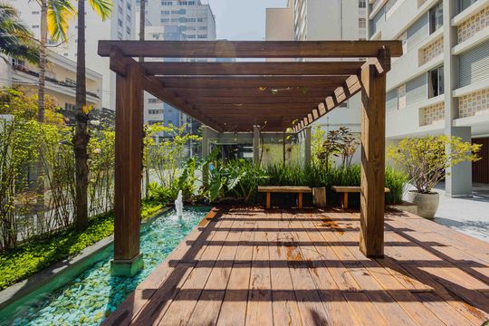 Área comum de apartamento para alugar com 2 quartos, 106m² em Paraíso, São Paulo