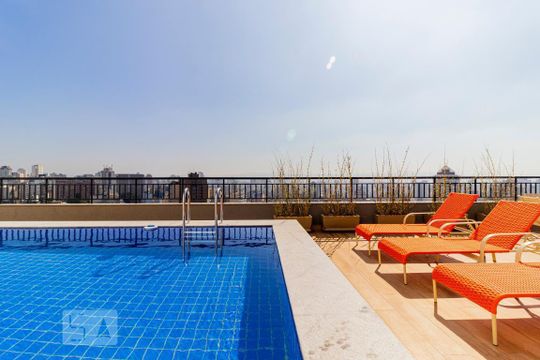 Área comum - Piscina de kitnet/studio à venda com 1 quarto, 24m² em Consolação, São Paulo