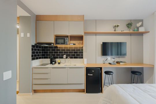Studio de kitnet/studio à venda com 1 quarto, 24m² em Pinheiros, São Paulo