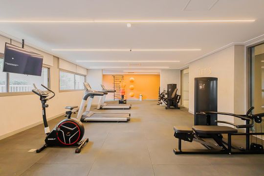 Área comum de kitnet/studio à venda com 1 quarto, 24m² em Pinheiros, São Paulo
