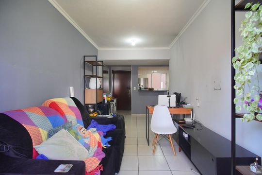 Sala de apartamento à venda com 1 quarto, 50m² em Centro, São Leopoldo