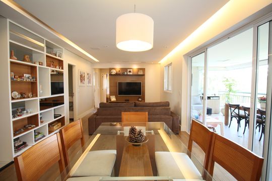 Sala de Jantar de apartamento para alugar com 3 quartos, 122m² em Vila Andrade, São Paulo