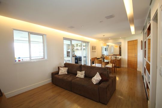 Sala de apartamento para alugar com 3 quartos, 122m² em Vila Andrade, São Paulo