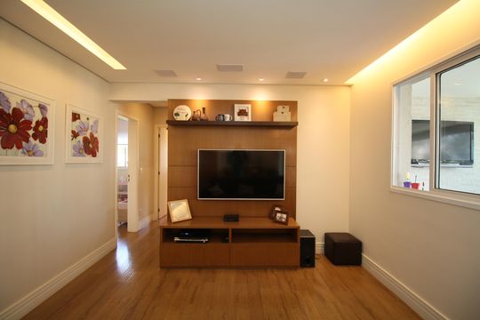 Sala de apartamento para alugar com 3 quartos, 122m² em Vila Andrade, São Paulo