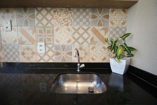Varanda gourmet de apartamento à venda com 3 quartos, 122m² em Vila Andrade, São Paulo