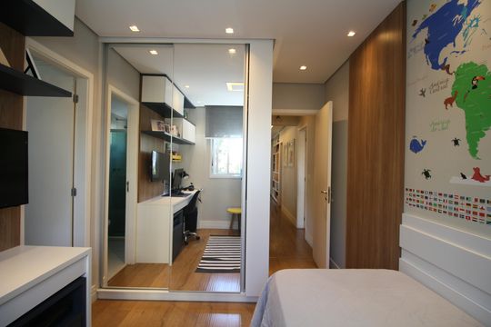 Suíte 2 de apartamento à venda com 3 quartos, 122m² em Vila Andrade, São Paulo