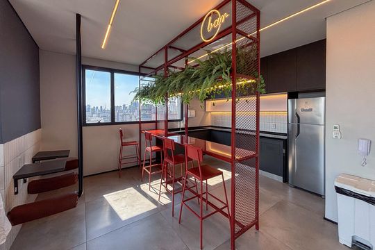 Área comum de kitnet/studio à venda com 1 quarto, 20m² em Jardim Paulista, São Paulo