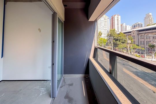 Varanda do Studio de kitnet/studio à venda com 1 quarto, 20m² em Jardim Paulista, São Paulo