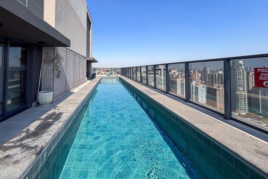 Área comum de kitnet/studio à venda com 1 quarto, 20m² em Jardim Paulista, São Paulo