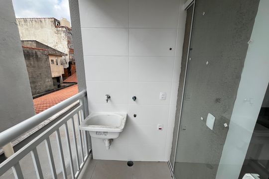 Varanda da Sala/Cozinha de apartamento à venda com 2 quartos, 47m² em Casa Verde Média, São Paulo