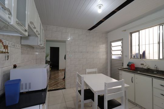 Casa 1 - Cozinha de casa à venda com 2 quartos, 100m² em Jardim Jamaica, Santo André