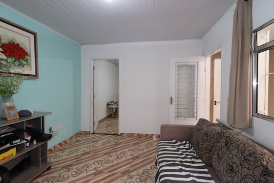 Casa 1 - Sala de casa à venda com 2 quartos, 100m² em Jardim Jamaica, Santo André