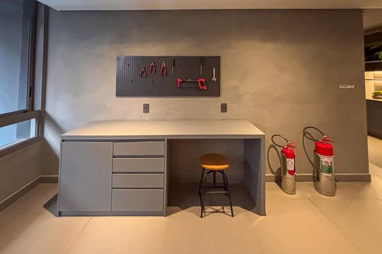 Área comum de apartamento à venda com 1 quarto, 44m² em Vila Mariana, São Paulo
