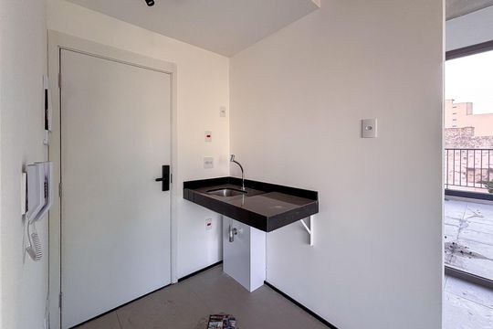 Cozinha de apartamento à venda com 1 quarto, 46m² em Vila Mariana, São Paulo