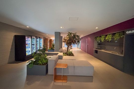 Área comum de apartamento à venda com 1 quarto, 46m² em Vila Mariana, São Paulo