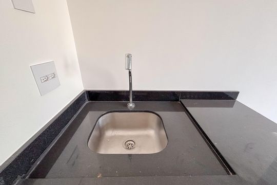 Cozinha de apartamento à venda com 1 quarto, 46m² em Vila Mariana, São Paulo