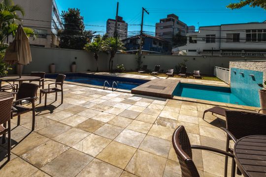 Área comum - Piscina de apartamento à venda com 3 quartos, 110m² em Pampulha, Belo Horizonte