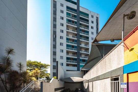 Fachada do bloco de apartamento à venda com 3 quartos, 110m² em Pampulha, Belo Horizonte