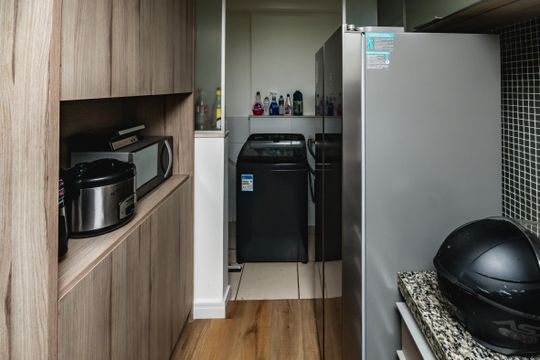 Cozinha de apartamento à venda com 3 quartos, 110m² em Pampulha, Belo Horizonte