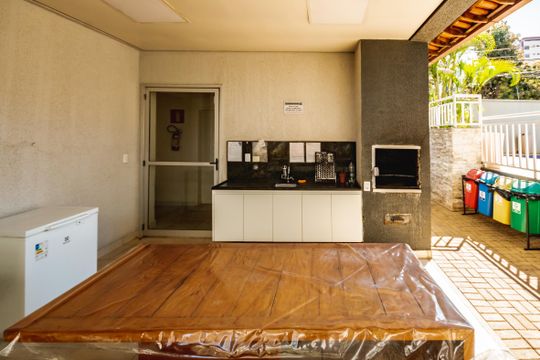 Área comum de apartamento à venda com 3 quartos, 110m² em Pampulha, Belo Horizonte