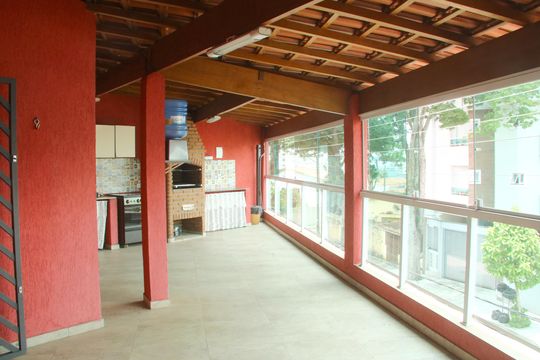 Área gourmet de casa para alugar com 2 quartos, 320m² em Vila Scarpelli, Santo André