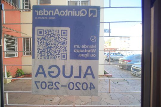 Placa de apartamento para alugar com 2 quartos, 55m² em Centro, São Leopoldo
