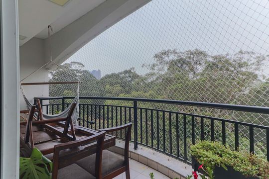 Varanda de apartamento à venda com 3 quartos, 154m² em Cidade São Francisco , São Paulo