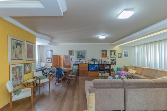 Sala de apartamento para alugar com 4 quartos, 192m² em São Lucas, Belo Horizonte