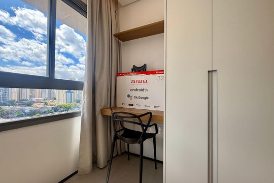 Studio de kitnet/studio à venda com 0 quarto, 19m² em Santo Amaro, São Paulo