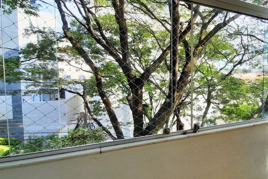 Varanda de apartamento à venda com 3 quartos, 112m² em Santa Lúcia, Belo Horizonte