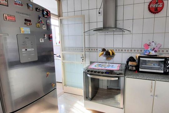 Cozinha de apartamento à venda com 3 quartos, 112m² em Santa Lúcia, Belo Horizonte