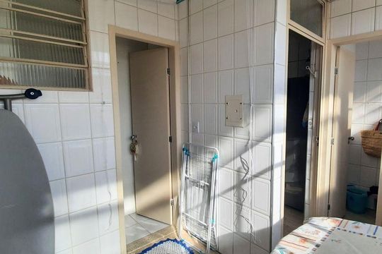 Área de Serviço de apartamento à venda com 3 quartos, 112m² em Santa Lúcia, Belo Horizonte
