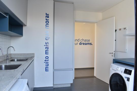 Área comum - Lavanderia de apartamento à venda com 2 quartos, 73m² em Cabral, Curitiba