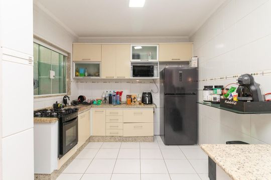Cozinha de casa de condomínio à venda com 3 quartos, 53m² em Vila Santa Teresa, São Paulo