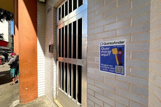 Plaquinha instalada de apartamento à venda com 1 quarto, 27m² em Centro, Rio de Janeiro