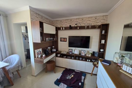 Sala de apartamento à venda com 2 quartos, 53m² em Vila Gustavo, São Paulo