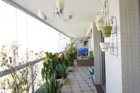Sacada de apartamento à venda com 3 quartos, 160m² em Parque da Mooca, São Paulo