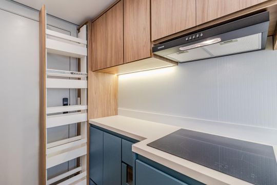 Cozinha de kitnet/studio para alugar com 1 quarto, 28m² em Pinheiros, São Paulo