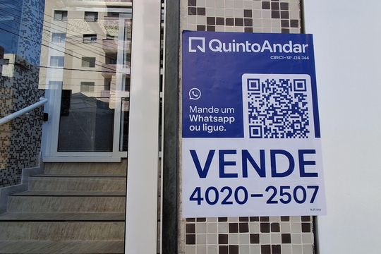 Placa de apartamento à venda com 3 quartos, 77m² em Osvaldo Cruz, São Caetano do Sul