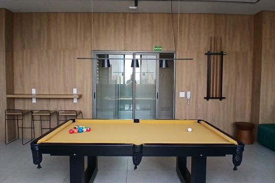 Área comum de kitnet/studio à venda com 1 quarto, 21m² em Santo Amaro, São Paulo