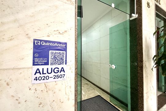 placa de kitnet/studio para alugar com 1 quarto, 26m² em Copacabana, Rio de Janeiro