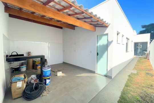 Área Gourmet de casa à venda com 3 quartos, 130m² em Sinimbu, Belo Horizonte