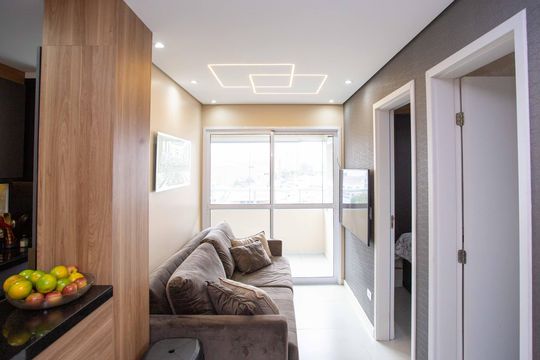 Sala de apartamento à venda com 2 quartos, 46m² em Centro, Diadema